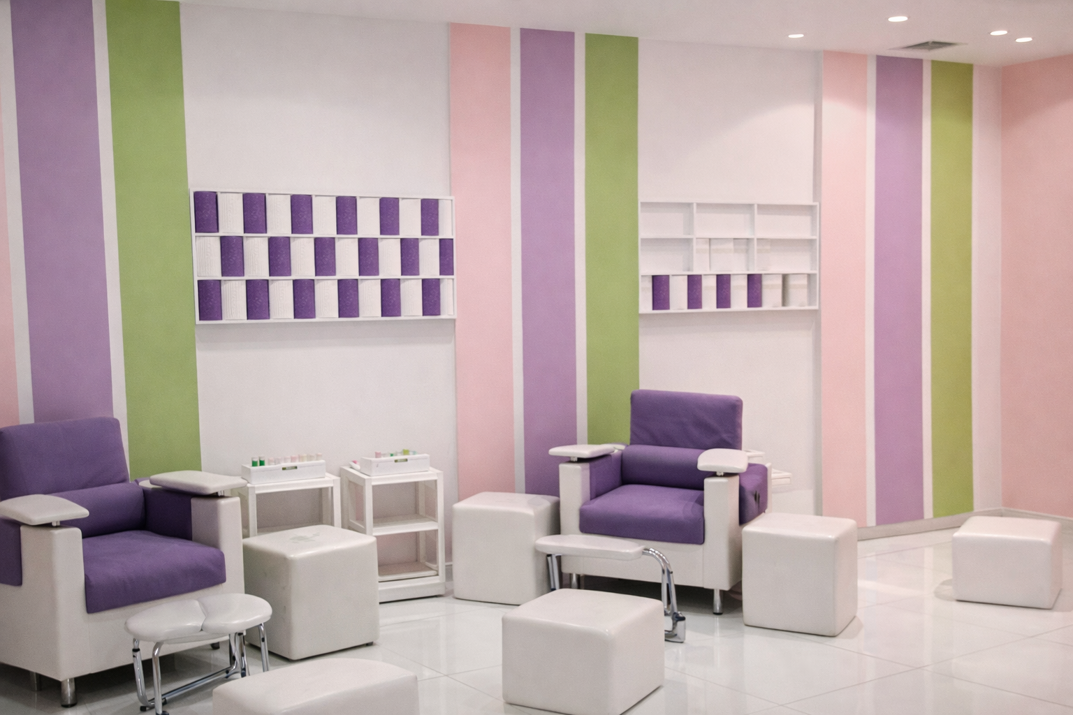 Marshmallow Nails Abu Dhabi boutique detail